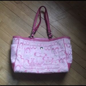 Pink Coach purse